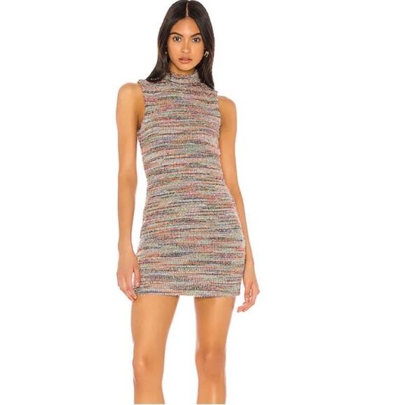 NWOT Revolve Majorelle Stretch Tweed Metallic Mini Dress - Picture 1 of 10